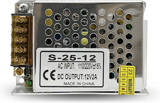Geyer LED Power Supply IP20 Power 25W with Output Voltage 12V