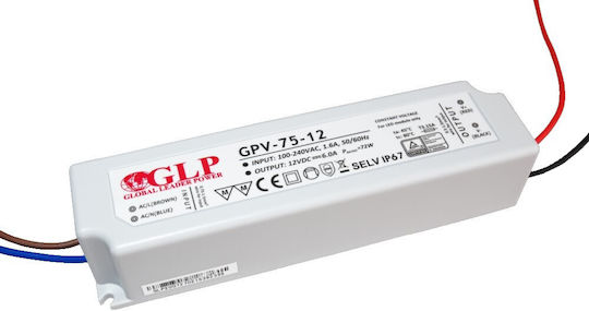 MPL LED-Netzteil Wasserdicht IP67 Leistung 90W mit Ausgangsspannung 24V