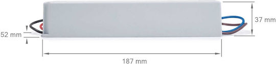 MPL LED Захранване Водоустойчиво IP67 Мощност 100W с Изходно Напрежение 12V
