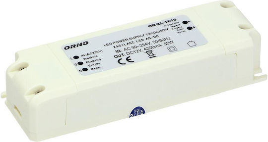 Orno LED-Netzteil IP20 Leistung 50W mit Ausgangsspannung 12V