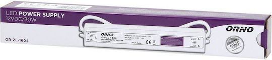 Orno LED-Netzteil Wasserdicht IP67 Leistung 30W mit Ausgangsspannung 12V