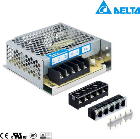 Delta Einstellbares LED-Netzteil IP20 Leistung 52,8W mit Ausgangsspannung 24V