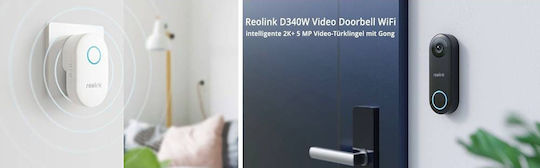 Reolink Doorbell Wi-Fi Compatible with Alexa Black