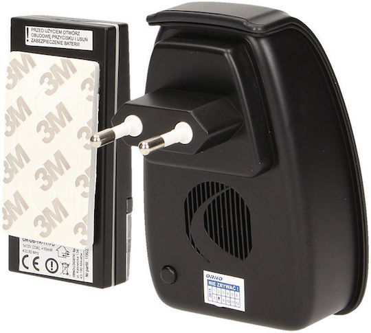 Orno Wireless Doorbell Black
