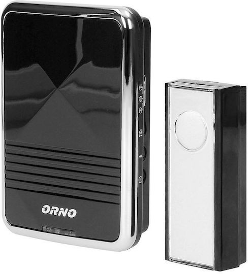 Orno Wireless Doorbell Black