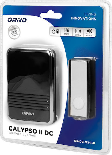 Orno Wireless Doorbell Black