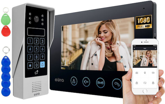 Delta VDP-90A3 Комплект За Видеодомофон Wi-Fi Черен