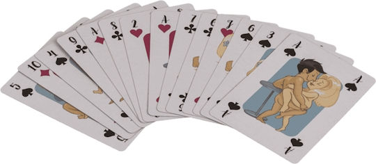 Kamasutra Comic Deck of 54 Cards Compressed Paper 6.5x2x9