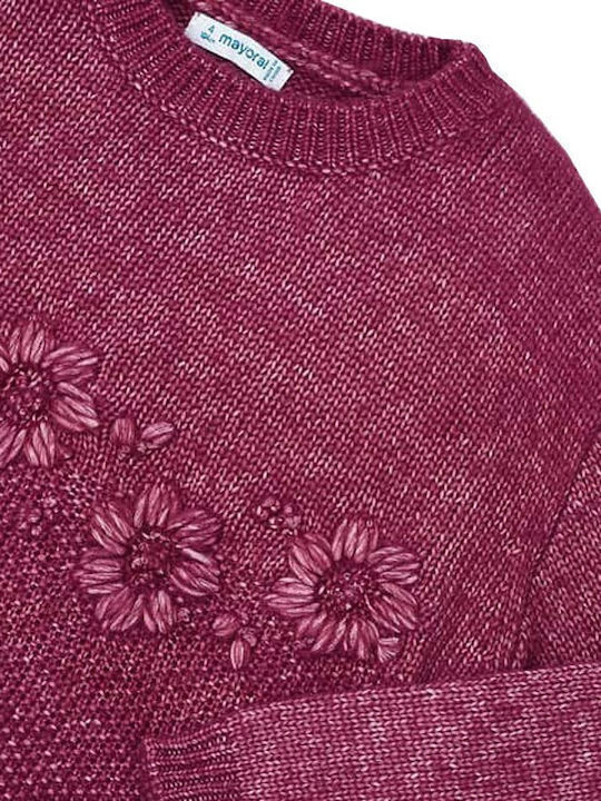 Kinderpullover Langarm Fuchsie
