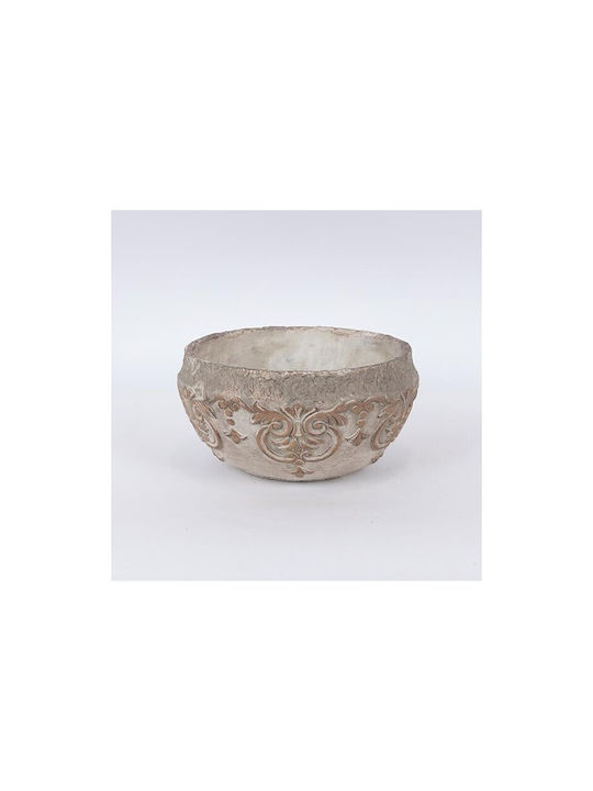 Planter Concrete Beige 25x25x13.5cm.