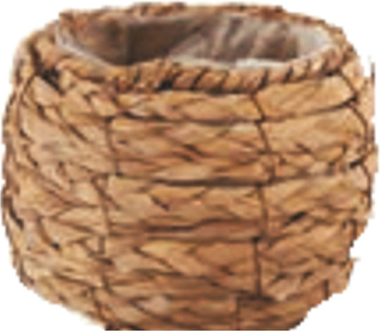 TnS Plant Pot Wicker Brown