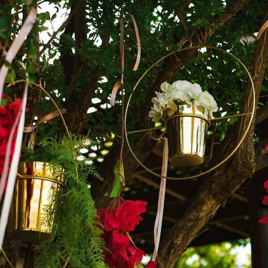 Kersten Plant Pot Metal Gold