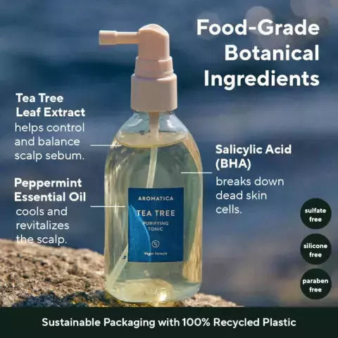 Aromatica Tea Tree Purifying Lotion Τόνωσης Προσώπου 100ml
