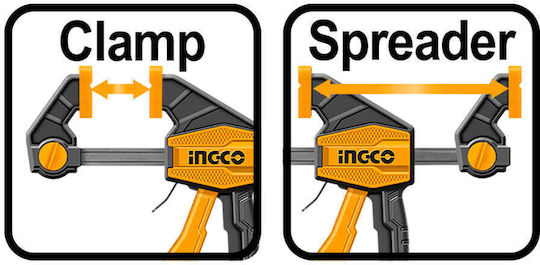 Ingco HQBC01601 Clamp Automatic Trigger Maximum Opening 150mm
