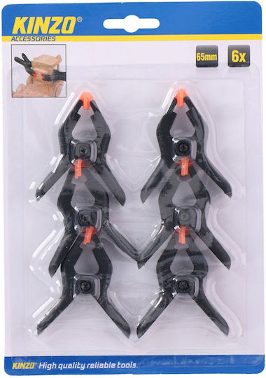 Kinzo Clamp Set Spring Maximum Opening 65mm