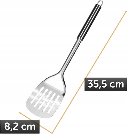 Kadax Edelstahl-Küchenservierlöffel Fleisch 35 cm