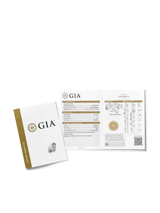 Mar & Co Diamonds Einzelstein aus Weißgold 18K mit Diamant