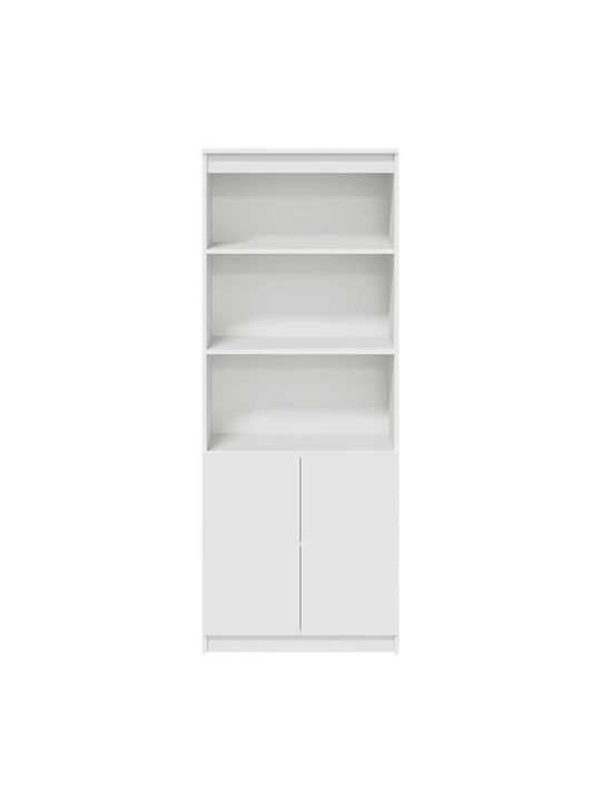Bücherregal Weiß 70x35x180cm