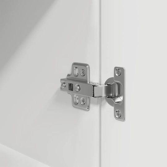 Βιβλιοθήκη Λευκό 70x35x180εκ.