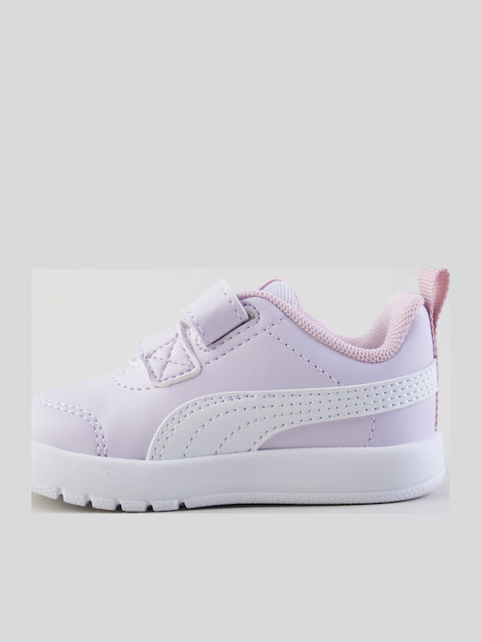 Courtflex V3 Παιδικά Sneakers με Σκρατς Ροζ