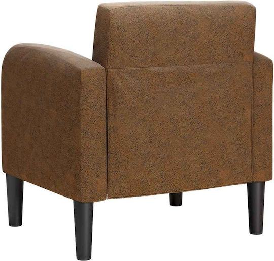 Armchair from Leatherette Coffee 69x67x70cm