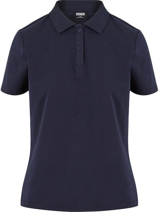 Sorona Women's Polo Blouse Short Sleeve Navy