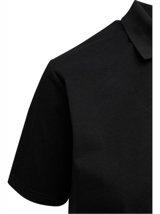 Sorona Γυναικεία Polo Μπλούζα Κοντομάνικη Black