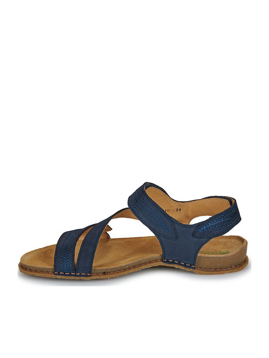 Panglao Women's Flat Sandals in Navy Blue Color