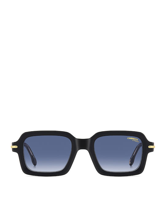 Carrera Men's Sunglasses with Black Horn-Rimmed Frame and Grey Gradient Lens 358/S 2M2/08