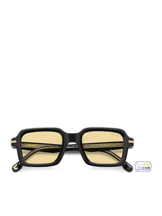 Carrera Men's Sunglasses With Black Horn-Rimmed Frame And Grey Lens 358/S 71C/UK