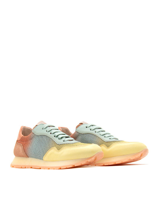 Sneakers Yellow-Orange-Sky Blue