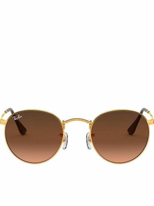 Ray Ban Ochelari de soare cu Auriu Metalic Cadru și Maro Ochelari de soare Lentilă RB3447 9001/A5