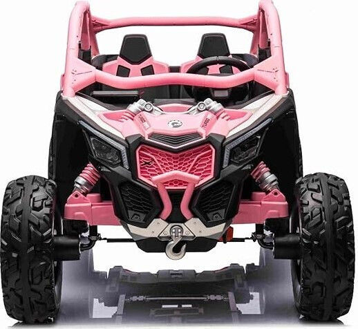 Can Am Maverick UTV Buggy Doppelsitzer mit Fernbedienung Lizensiert 24 Volt Rosa