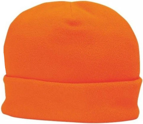 Beanie Unisex Beanie Knitted in Orange color