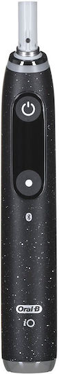 Oral-B iO Series 10 Luxe Edition Elektrische Zahnbürste mit Puls-Bewegung, Bürsten-Timer & Drucksensor Black Onyx