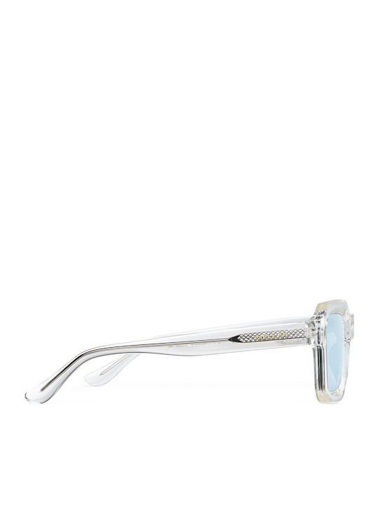 Meller Nayah Unisex Sunglasses with Transparent Plastic Frame and Light Blue Lens NAY3-MINORBLUE