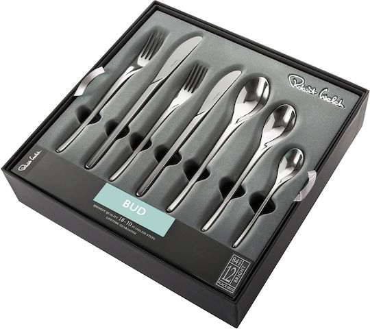 Robert Welch Cutlery Set Stainless Steel 18/10 Silver 84 Pieces