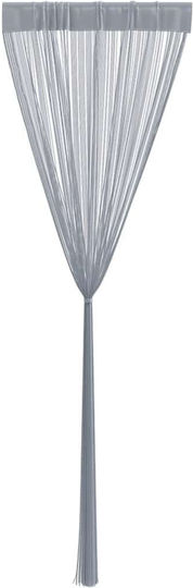 vidaXL Κουρτίνα Πόρτας από Ύφασμα Γκρι 100x250cm 4102049