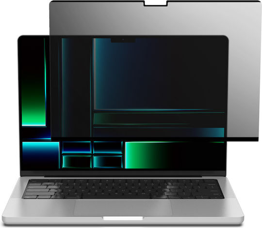 Protector din sticlă Spigen Sgp Safeview Privacy 9H Glas.tr Slim 1 pachet pentru Apple MacBook Pro 14" M3 2024/M2 2023/M1 2021 Afl06158