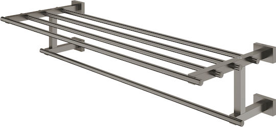 Grohe Essentials Cube Wall-Mounted Bathroom Rail with 4 Positions Black