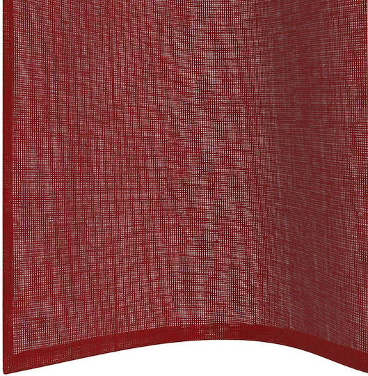 vidaXL Set Vorhänge mit Grommets Voile Rote 140x245cm
