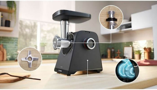 Bosch Μηχανή Άλεσης Κιμά 1900W Μαύρη