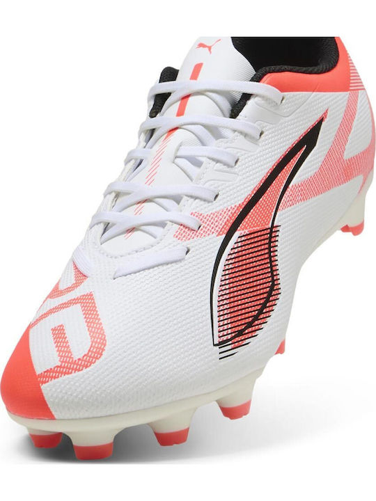 PUMA Ultra 5 Play Football Shoes with Cleats White