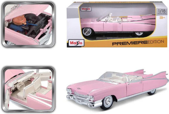 Maisto Car Cadillac Eldorado Biarritz (1959) Pink 1:18 For 3+ Years