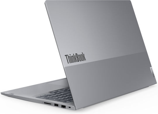Lenovo ThinkBook 16 G7 ARP 16" IPS FHD+ (Ryzen 5-7535HS/16GB/512GB SSD/W11 Pro) Арктическо сиво (Международна английска клавиатура)