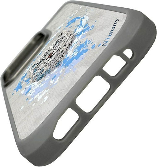 Nimmy Umschlag Rückseite Silikon / Kunststoff Gray (iPhone 17 Pro / iPhone 16 Pro)