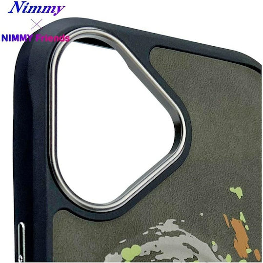 Nimmy Задна корица Силикон / Пластмаса Сив (iPhone 16)