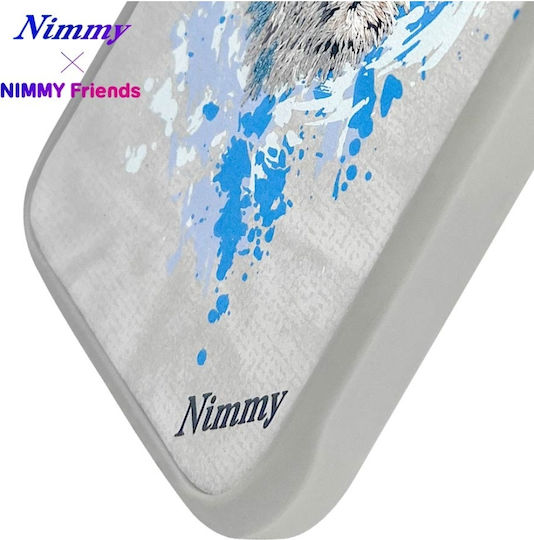 Nimmy Umschlag Rückseite Silikon / Kunststoff Gray (iPhone 16)