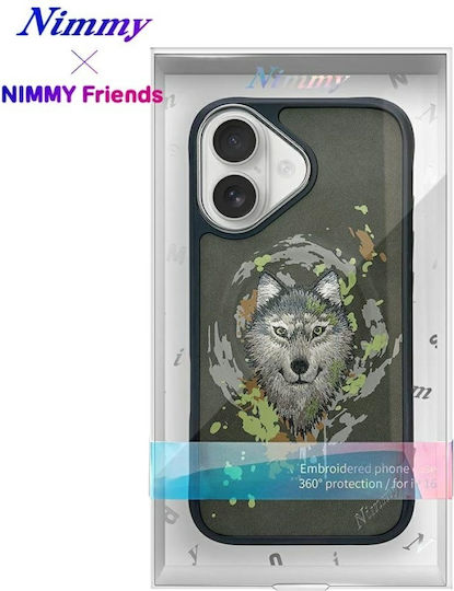 Nimmy Задна корица Силикон / Пластмаса Сив (iPhone 16)