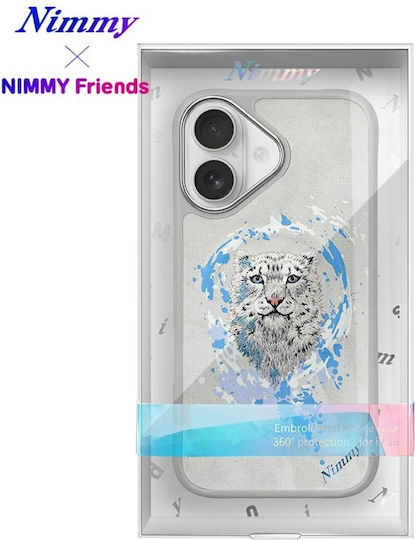 Nimmy Umschlag Rückseite Silikon / Kunststoff Gray (iPhone 16)